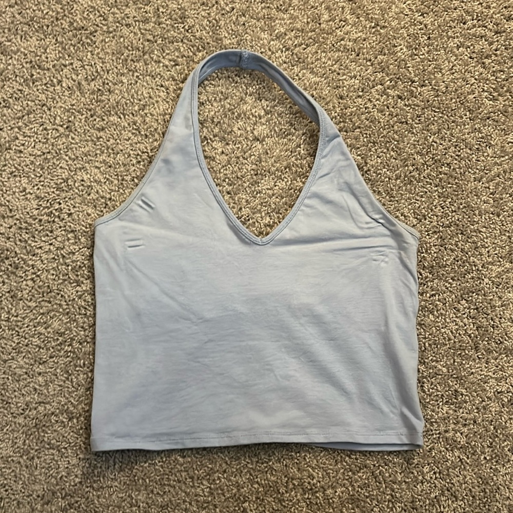 Light blue halter top from holister